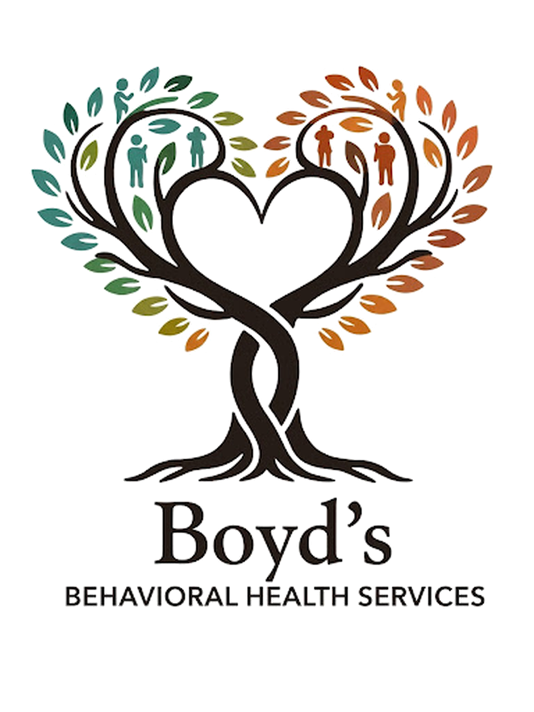 Boyd's Behavioral Health Services heart-shaped tree logo